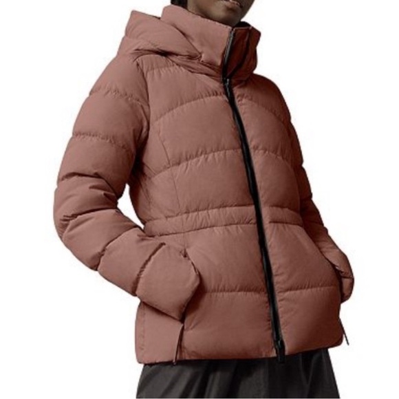 NWT Canada Goose Aurora Puffer Jacket Coat With Hood in Sephia Womens Authentic - Picture 1 of 10
